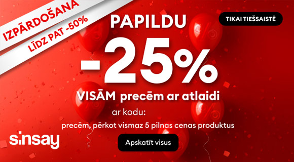 Sinsay_izpārdošana