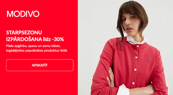 Modivo-starpsezonu izpārdošana līdz -30%