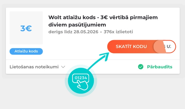 Atlaides koda piemērs Wolt