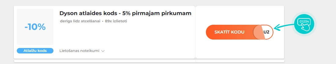 Atlaides koda piemērs Dyson
