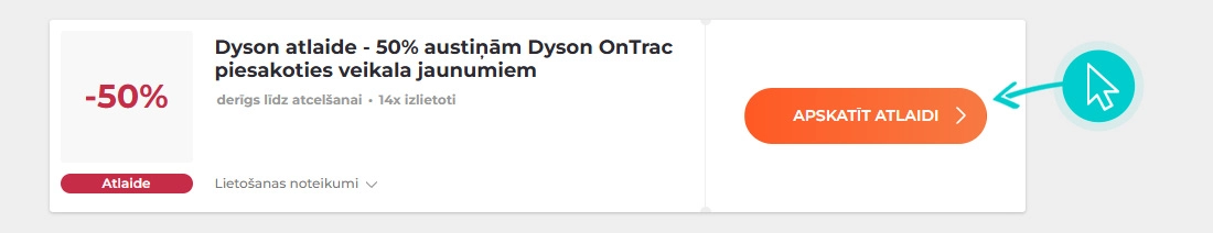 Kā izmantot Dyson atlaides