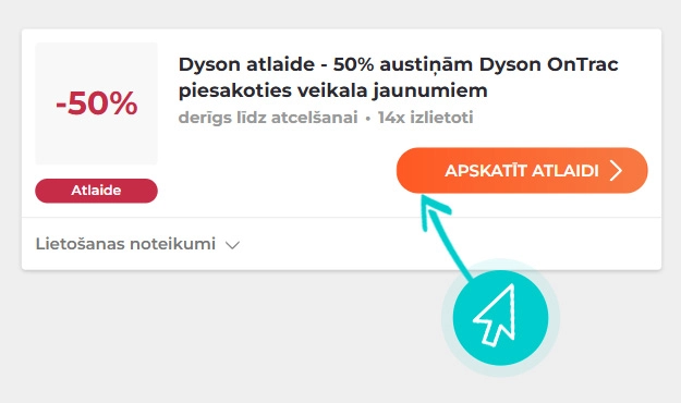 Kā izmantot Dyson atlaides