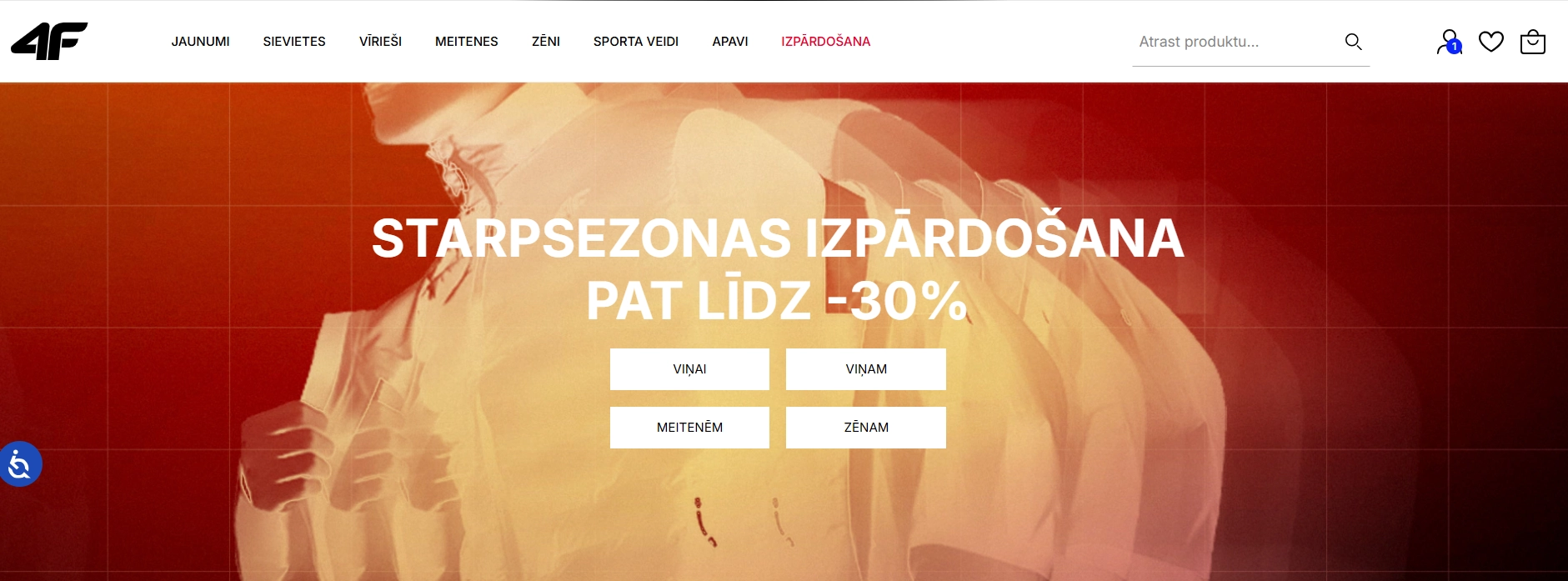 Izpārdošanas reklāma