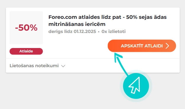 Kā izmantot Foreo atlaides