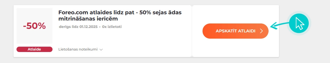Kā izmantot Foreo atlaides
