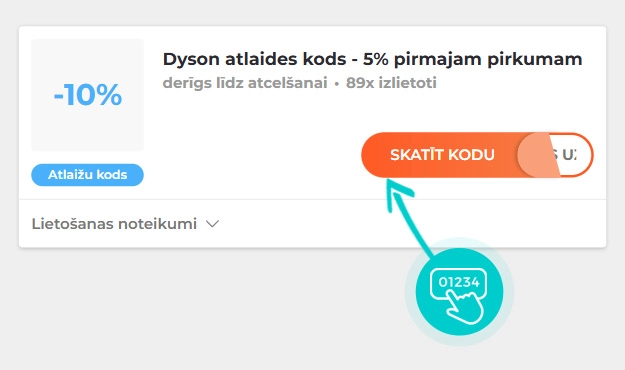 Atlaides koda piemērs Dyson