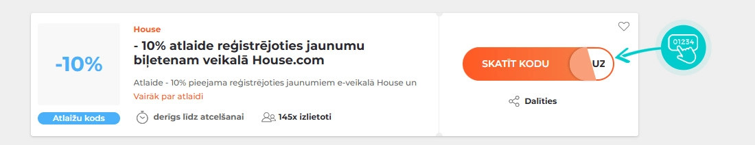 Atlaides koda piemērs House