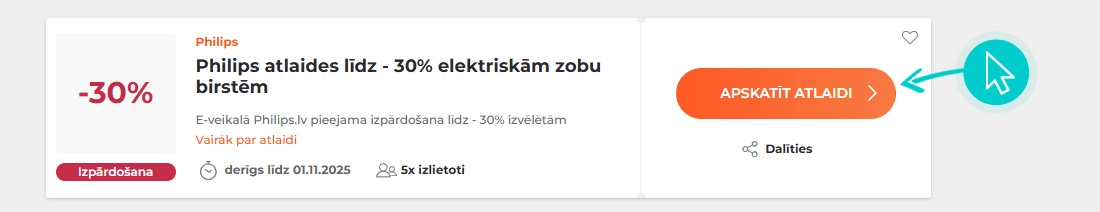 Kā izmantot Philips atlaides